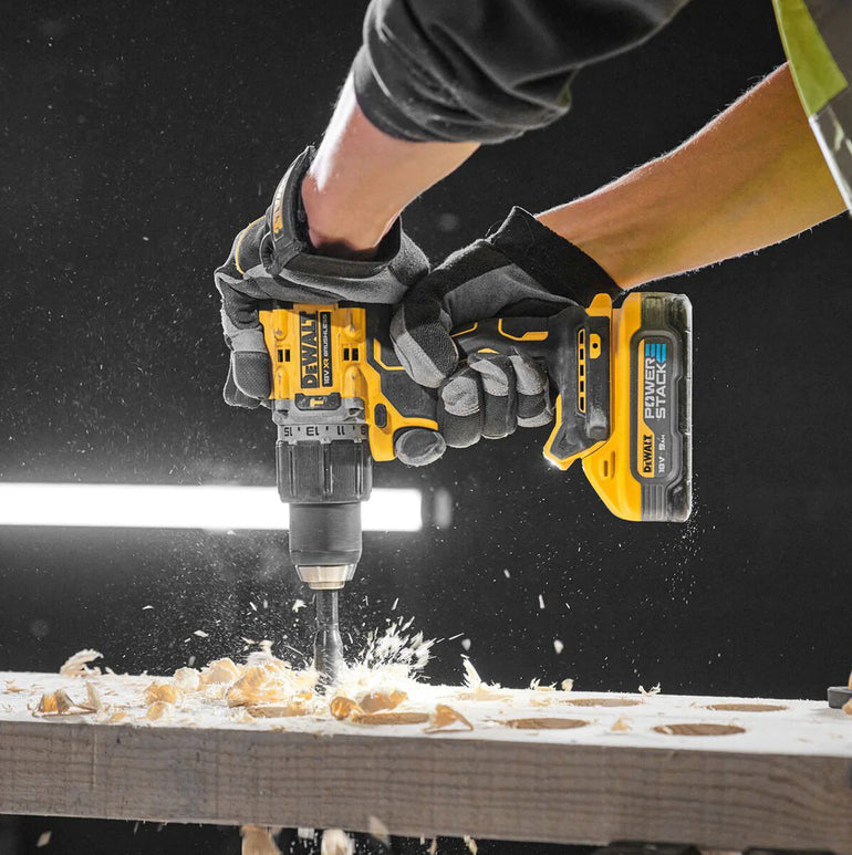 Dewalt DCD805H2T-GB XR Powerstack 18V Compact Hammer Drill Driver Kit