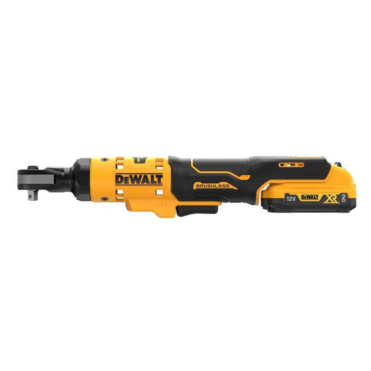 DeWalt DCF504D1-GB 12V XR Brushless 1/4" Open Head Ratchet 1 x 2.0Ah Battery & Charger