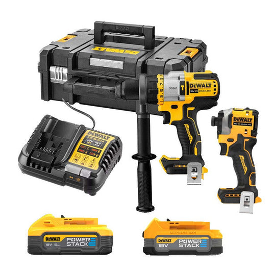 DeWalt DCK2052H1E1T-GB XR 2 Piece Kit with 1x 5.0Ah & 1x 1.7Ah Batteries 18V