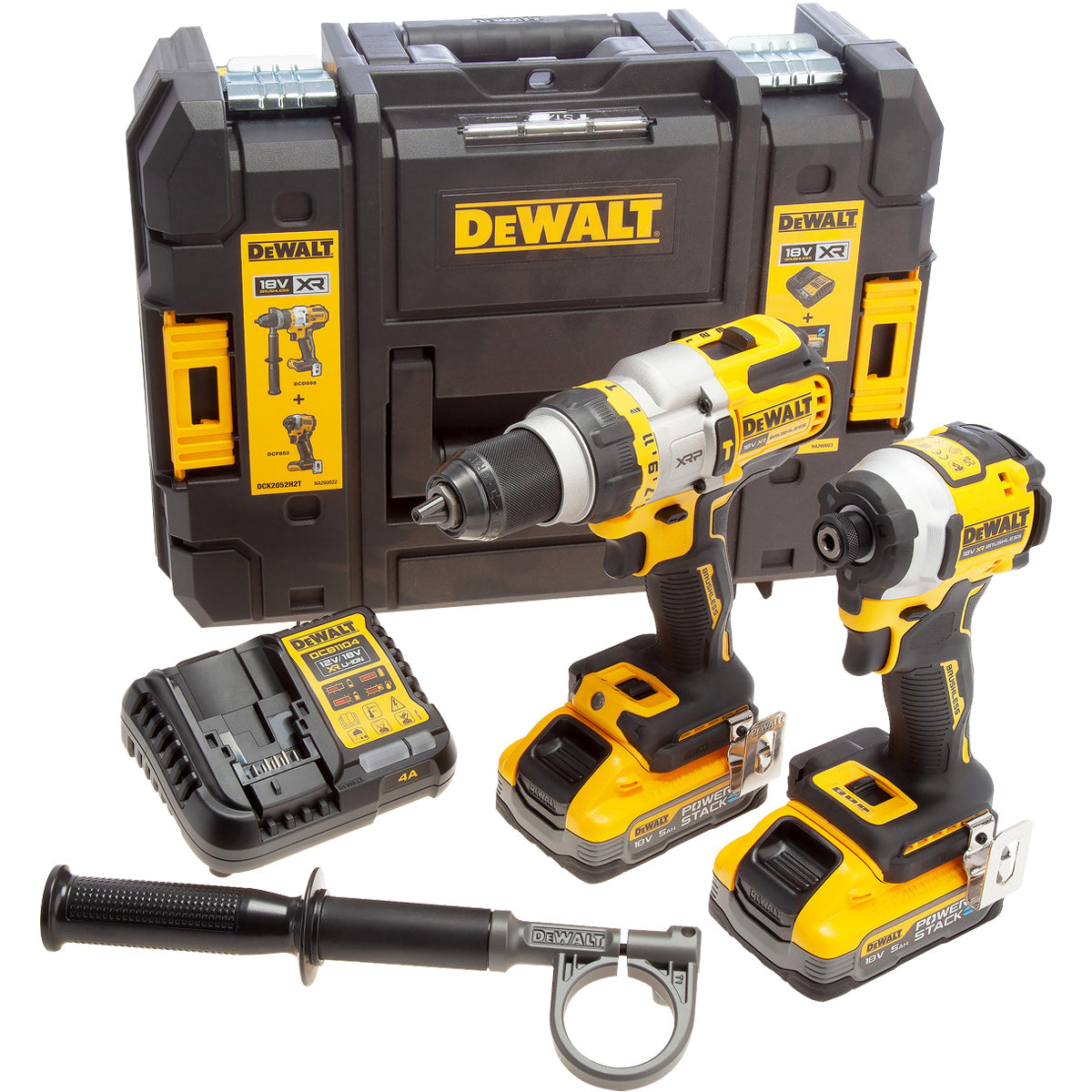 DeWalt DCK2052H1E1T-GB XR 2 Piece Kit with 1x 5.0Ah & 1x 1.7Ah Batteries 18V