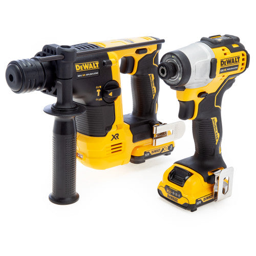 Dewalt DCK2104L2T XR Hammer & Impact Driver Twin Pack with 2x 3.0Ah Batteries 12V