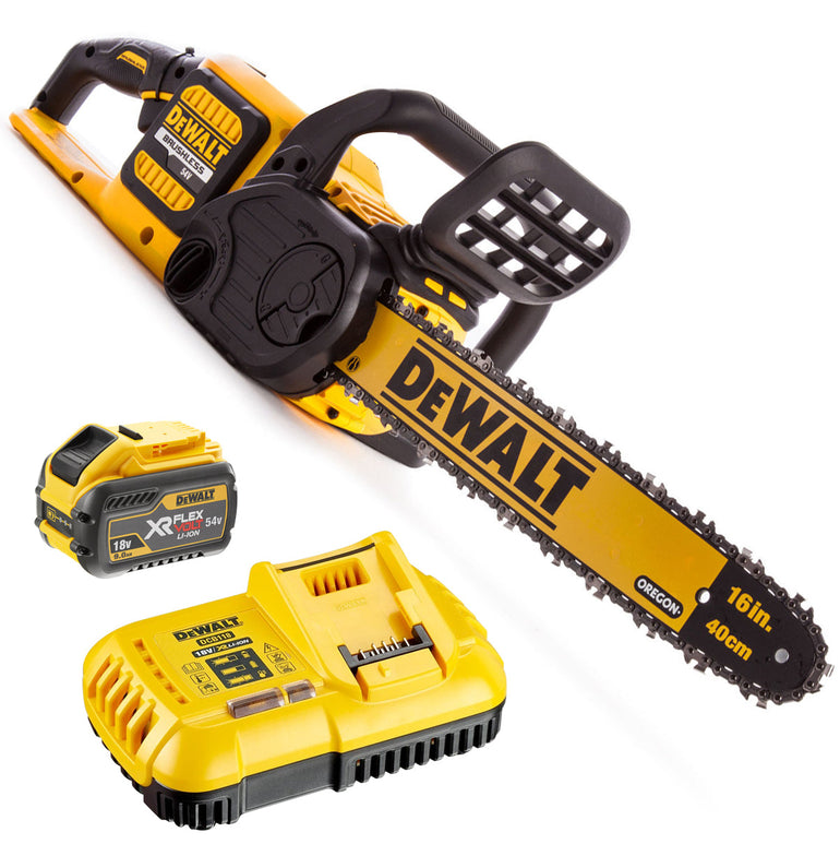 DeWalt DCMCS575X1-GB 54V Flexvolt Brushless 50cm Chainsaw with 1 x 3.0Ah Battery & Charger