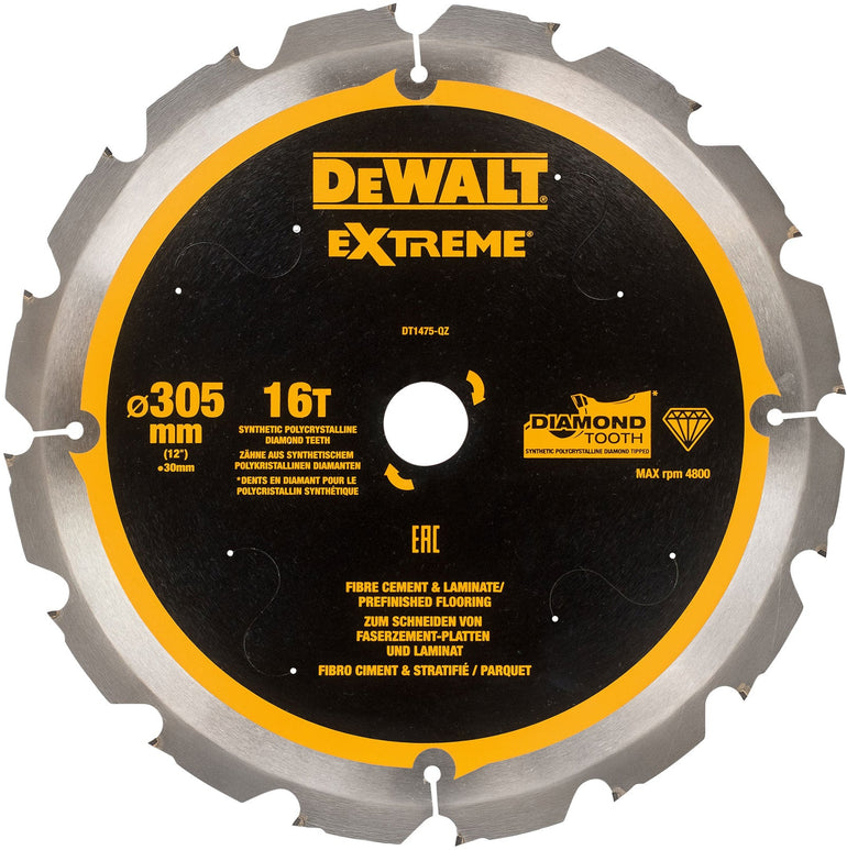 DeWalt DT1475-QZ 16 Teeth 305X30mm Multi Material Circular Saw Blade