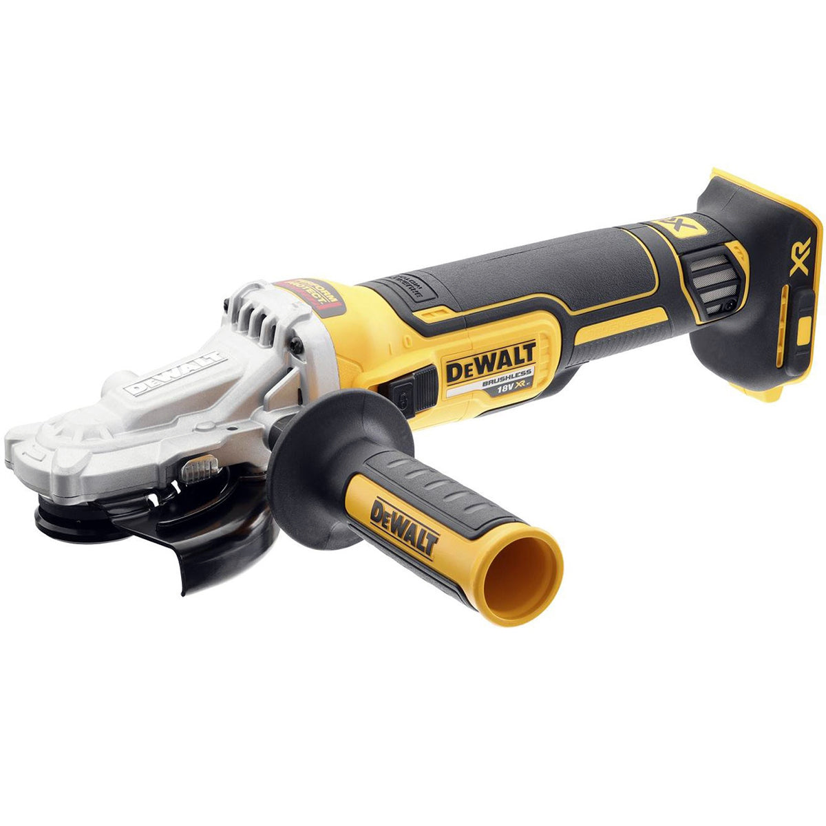 Dewalt DCG405FN 18V Brushless Flat Head Slide Angle Grinder Body Only