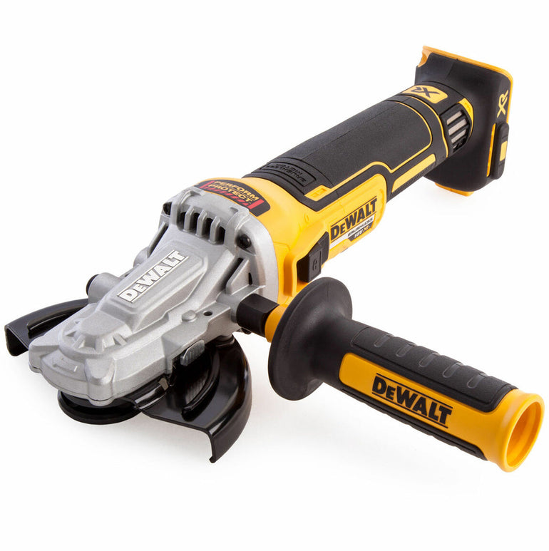 Dewalt DCG405FN 18V Brushless Flat Head Slide Angle Grinder Body Only