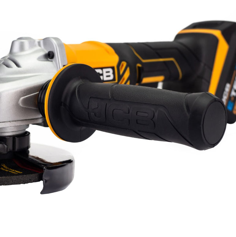 JCB 18AG-2-V2 18V Angle Grinder with 2x2.0Ah Batteries & charger