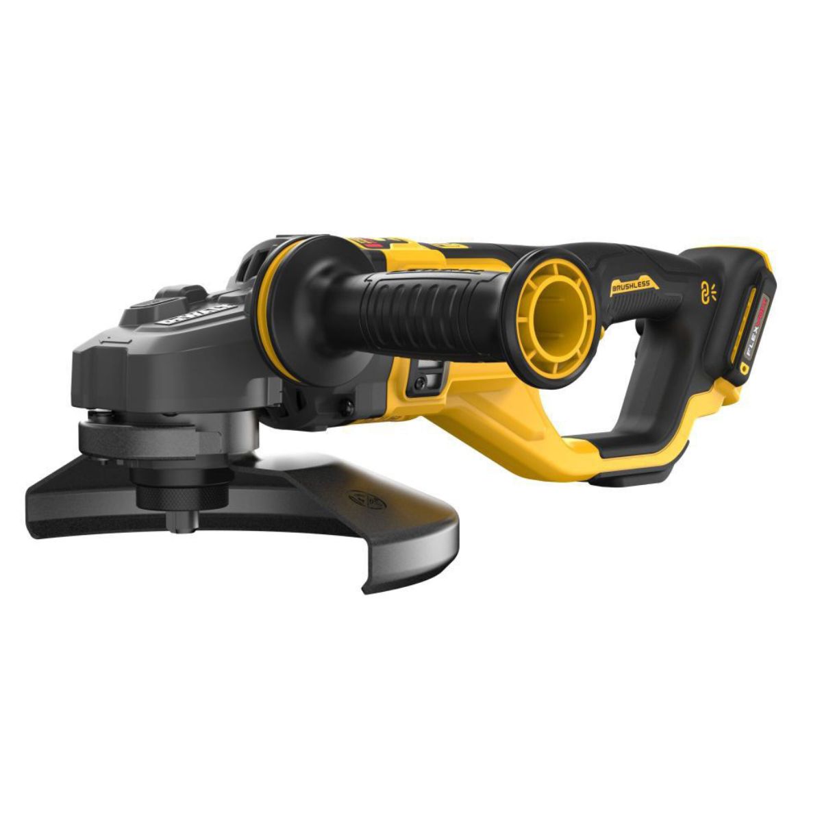 DeWalt DCG460X2 54V Brushless FlexVolt 230mm Angle Grinder with 2 x 9.0Ah Batteries, Charger & Case