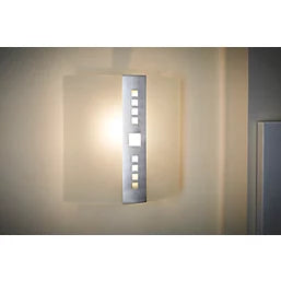 GLACIA WALL LIGHT BRUSHED CHROME