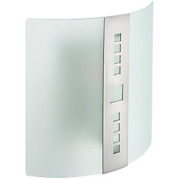 GLACIA WALL LIGHT BRUSHED CHROME