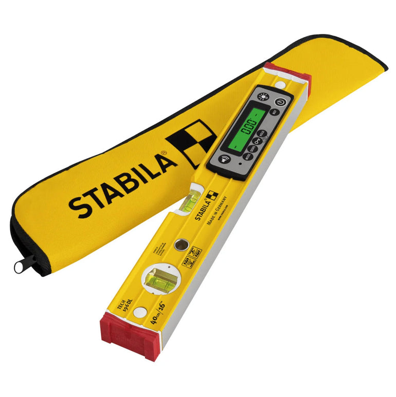 Stabila STB196DL-40 40cm / 16in TECH 196 DL Digital Spirit Level - 19830