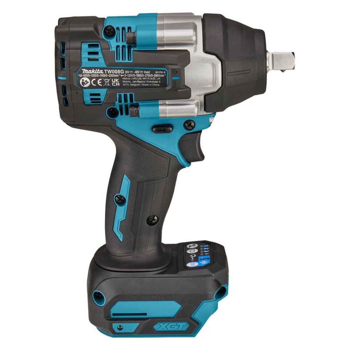 Makita TW008GZ01 40V Brushless 1/2" Impact Wrench with 1 x 2.5Ah Battery Charger & Case