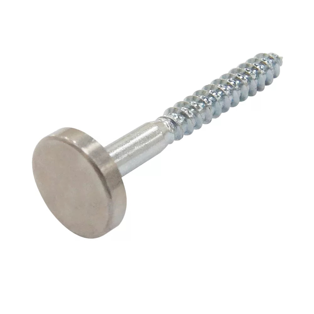 EASYFIX MIRROR SCREWS 8GA X 1 1/2" POLISHED CHROME 10 PACK