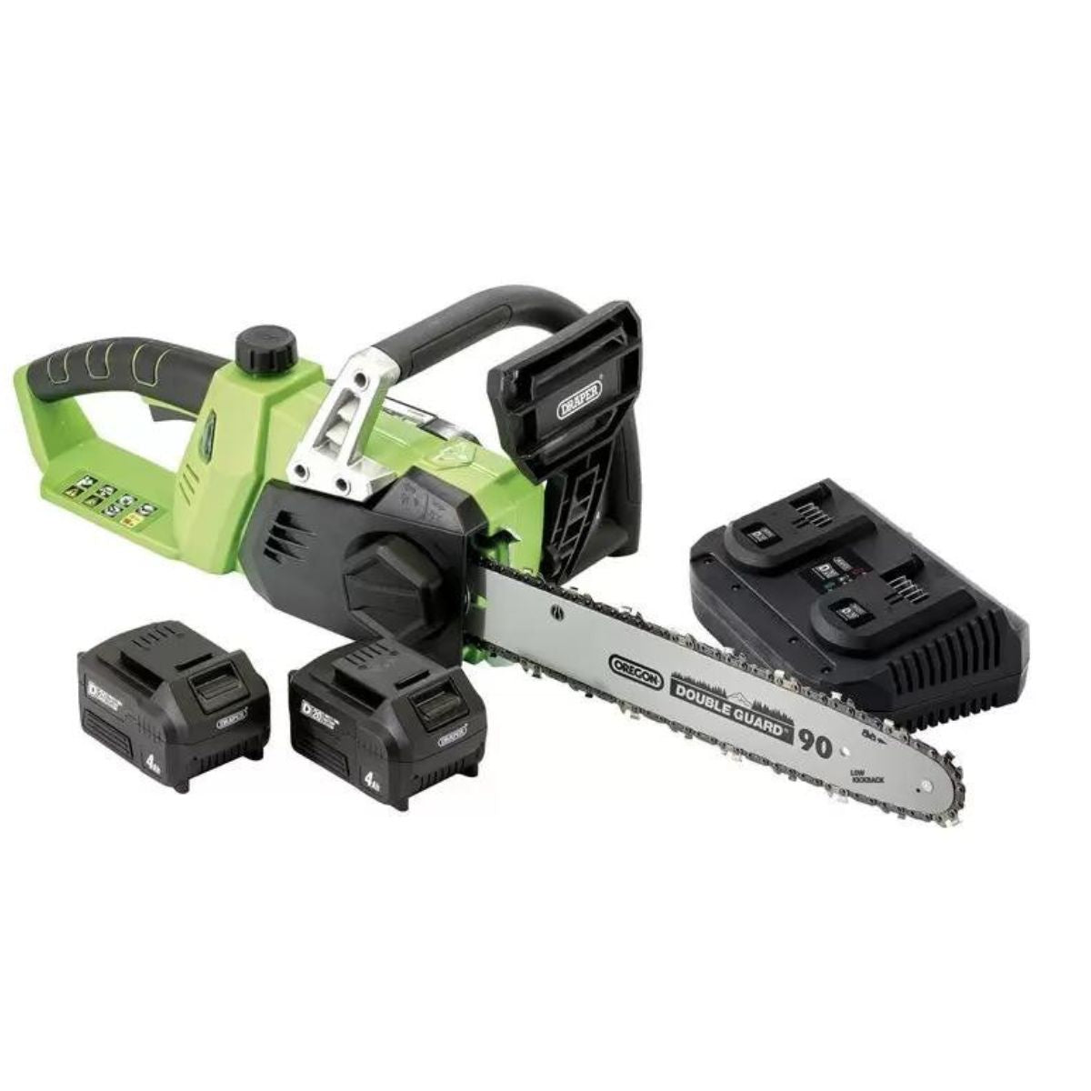 Draper PTKD20CS/41 D20 40V Chainsaw with 2 x Batteries and Fast Charger 30903