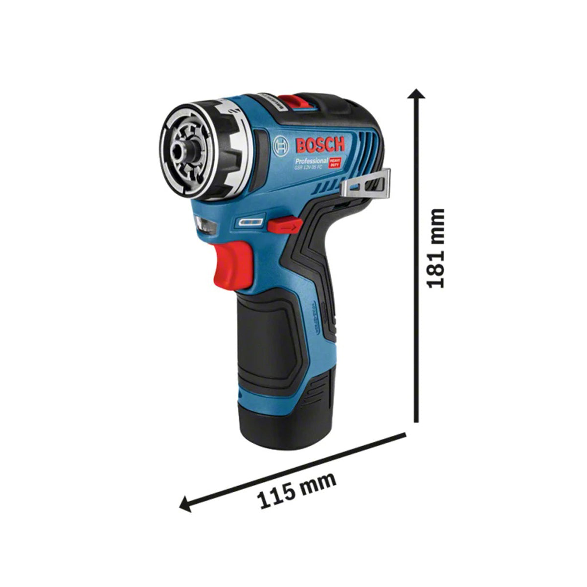 Bosch GSR 12V-35 FC Pro FlexiClick Drill Driver Bare Unit BSH6019H3004