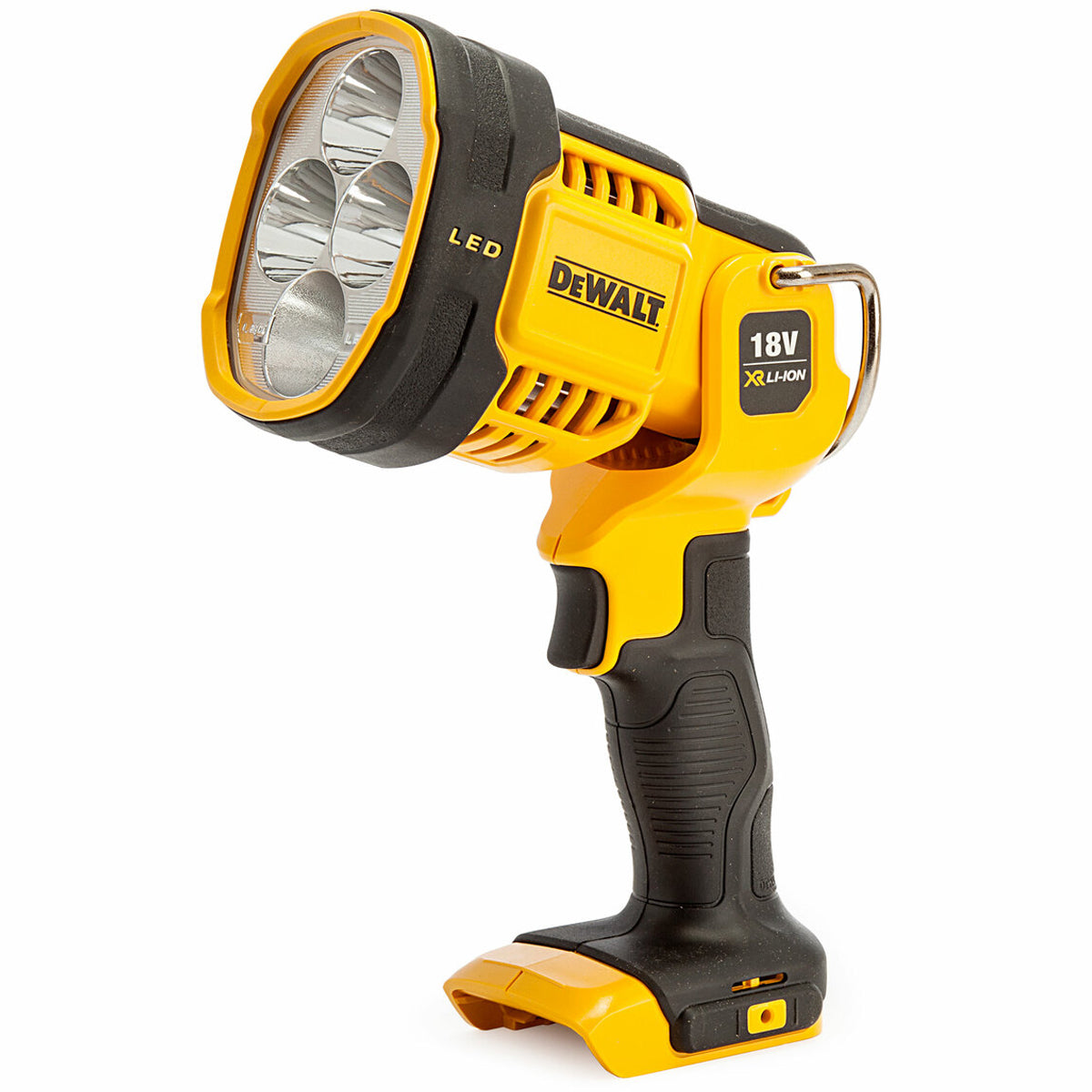 DeWalt DCL043 18V LED Spotlight with 1 x 5.0Ah Battery Charger & Bag