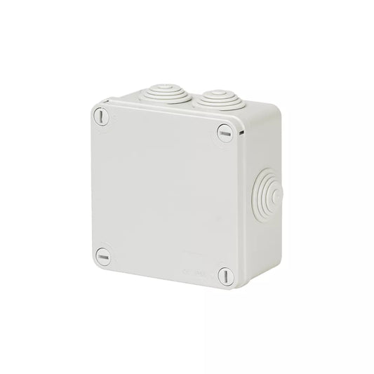 VIMARK 7-ENTRY SQUARE JUNCTION BOX WITH KNOCKOUTS 111MM X 61MM X 111MM (239VT)