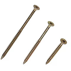 GOLDSCREW PZ DOUBLE-COUNTERSUNK WOODSCREW GRAB PACK 2000 PCS