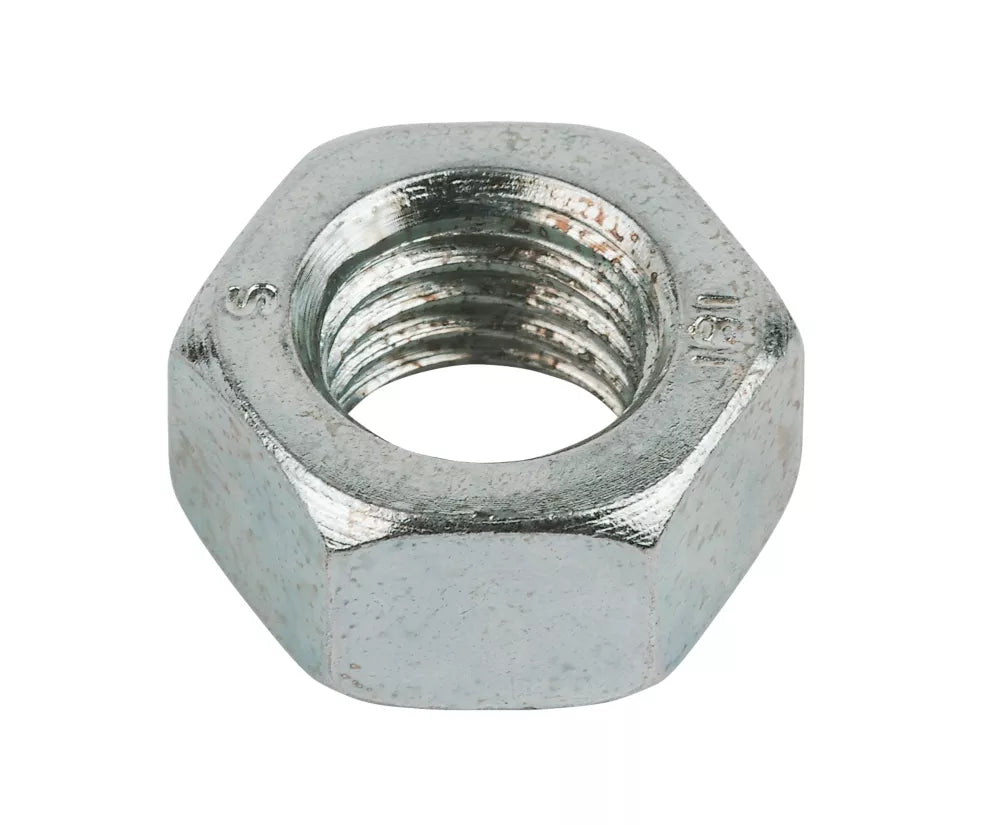 EASYFIX BZP STEEL HEX NUTS M16 50 PACK