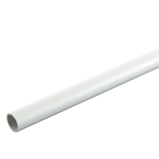 DETA TTE ROUND UPVC WHITE CONDUIT 20MM X 3M