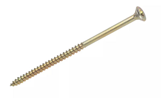 GOLDSCREW PZ DOUBLE-COUNTERSUNK SELF-TAPPING MULTIPURPOSE SCREWS 5MM X 100MM 100 PACK