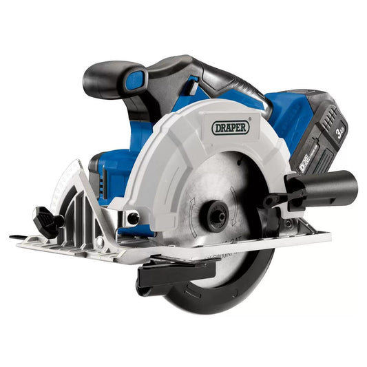 Draper D20CS165SET 20V Brushless Circular Saw 1 x 3.0Ah Battery With Fast Charger 00594