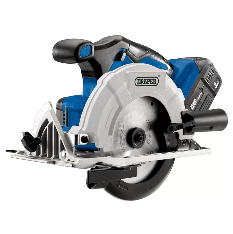 Draper D20CS165SET 20V Brushless Circular Saw 1 x 3.0Ah Battery With Fast Charger 00594