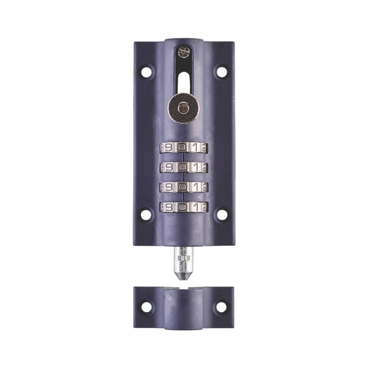 SQUIRE DIE-CAST STEEL 4-DIAL COMBINATION LOCKING BOLT 120MM BLUE