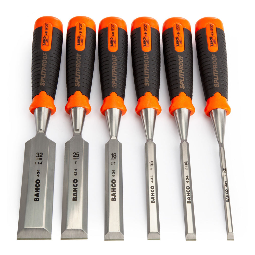 Bahco Bevel Edge Chisel Set 6 Piece BAH434S6 - SPL