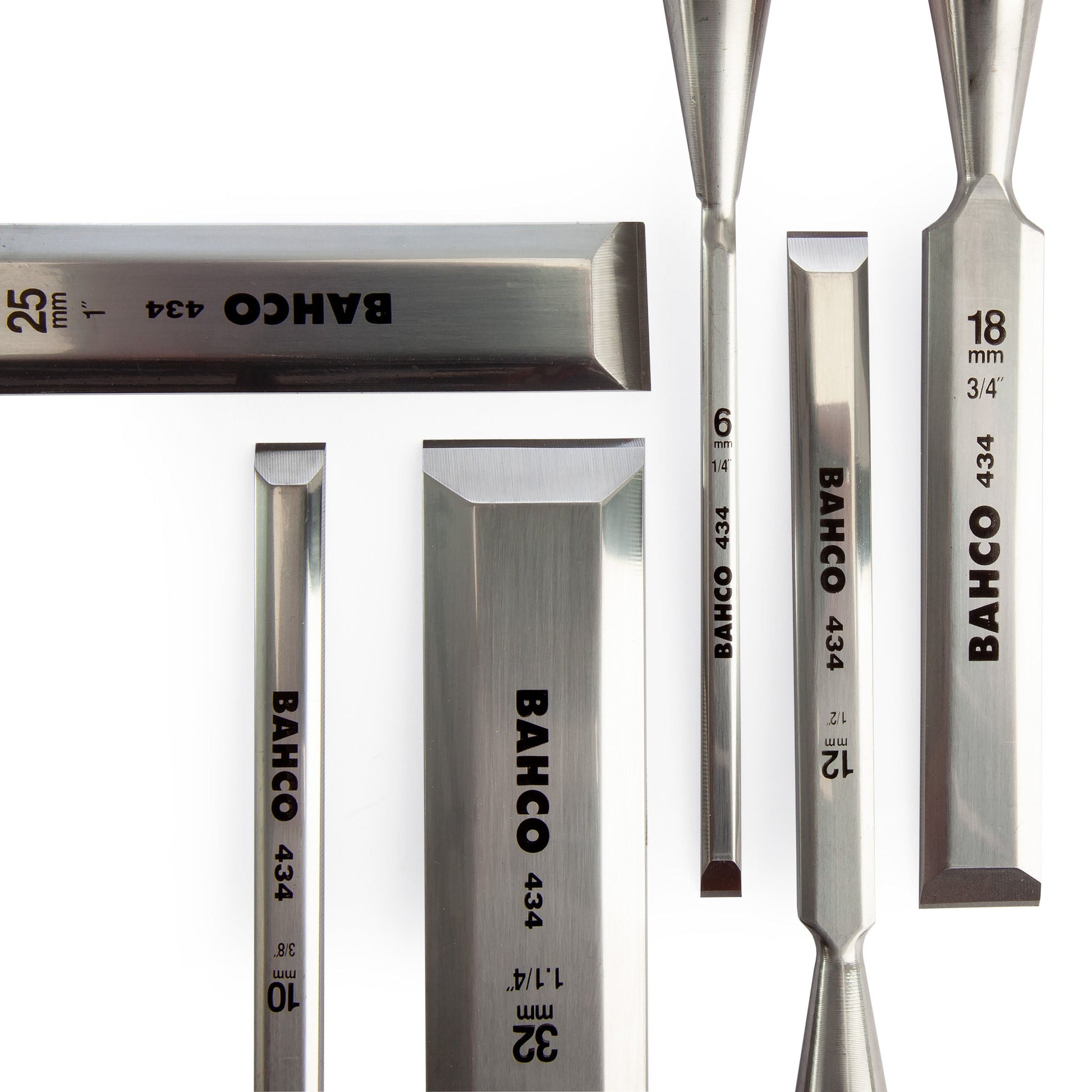 Bahco Bevel Edge Chisel Set 6 Piece BAH434S6 - SPL