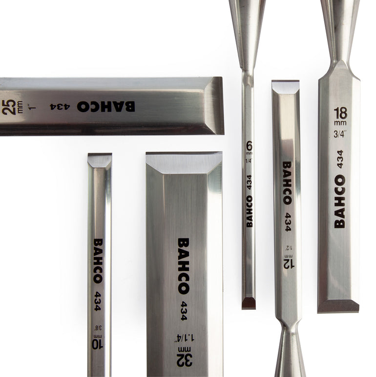 Bahco Bevel Edge Chisel Set 6 Piece BAH434S6 - SPL