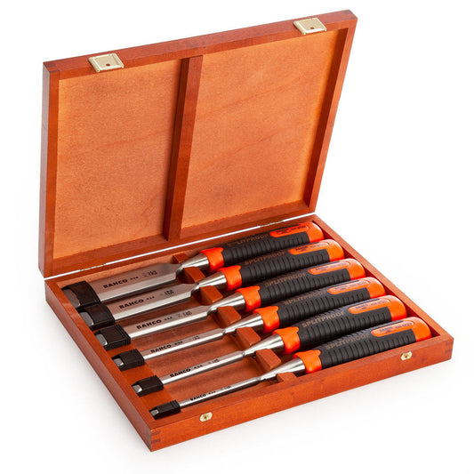 Bahco Bevel Edge Chisel Set 6 Piece BAH434S6 - SPL