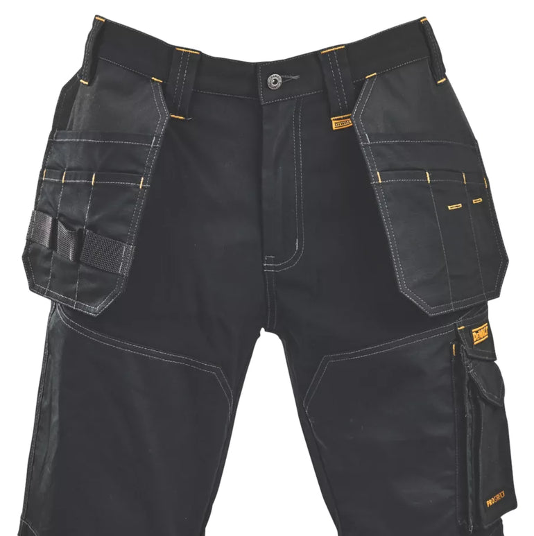 DEWALT SHELBY MULTI-POCKET SHORTS BLACK 36