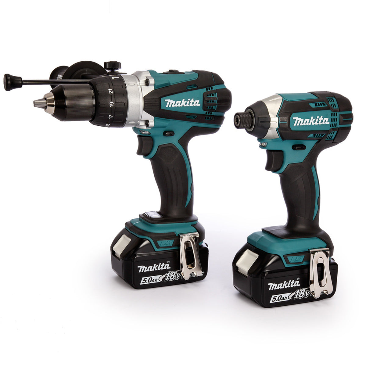 Makita DLX2145TJ 18V LXT Twin Pack With 2 x 5.0Ah Battery Charger & Type 3 Case