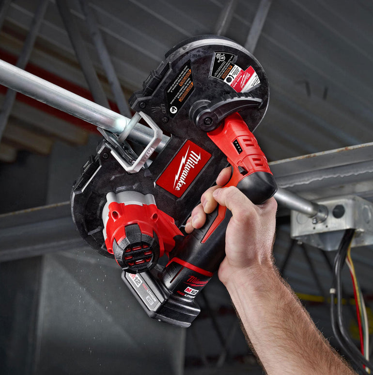 Milwaukee M12BS-0 12V Sub Compact Bandsaw with 1 x 4.0Ah Battery