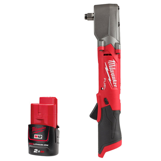 Milwaukee M12FRAIWF12-0 12V 1/2" Brushless Right Angle Impact Wrench with 1 x 2.0Ah Battery