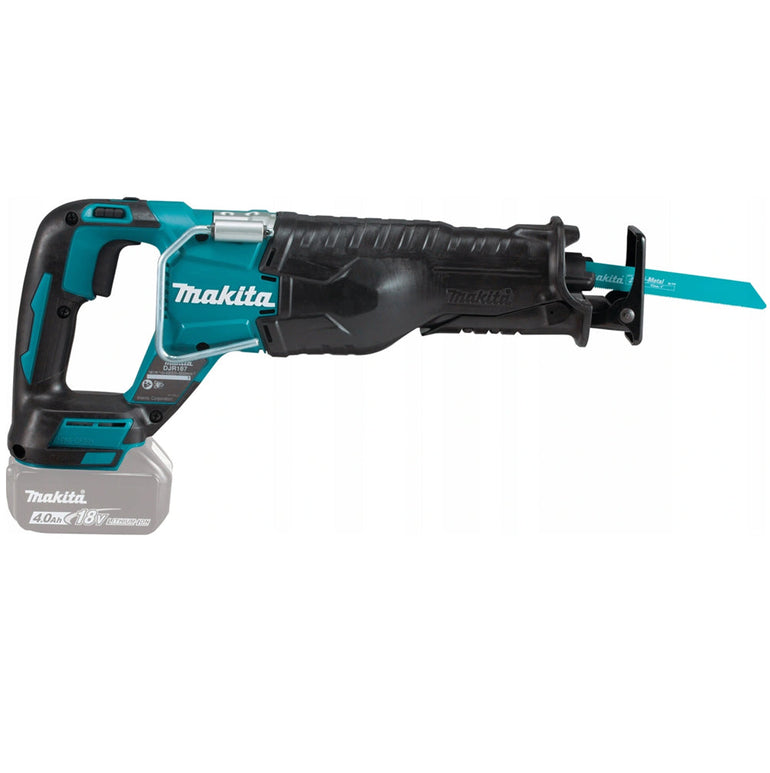 Makita DJR187Z 18V LXT Brushless Reciprocating Saw With 1 x 5.0Ah Battery Charger