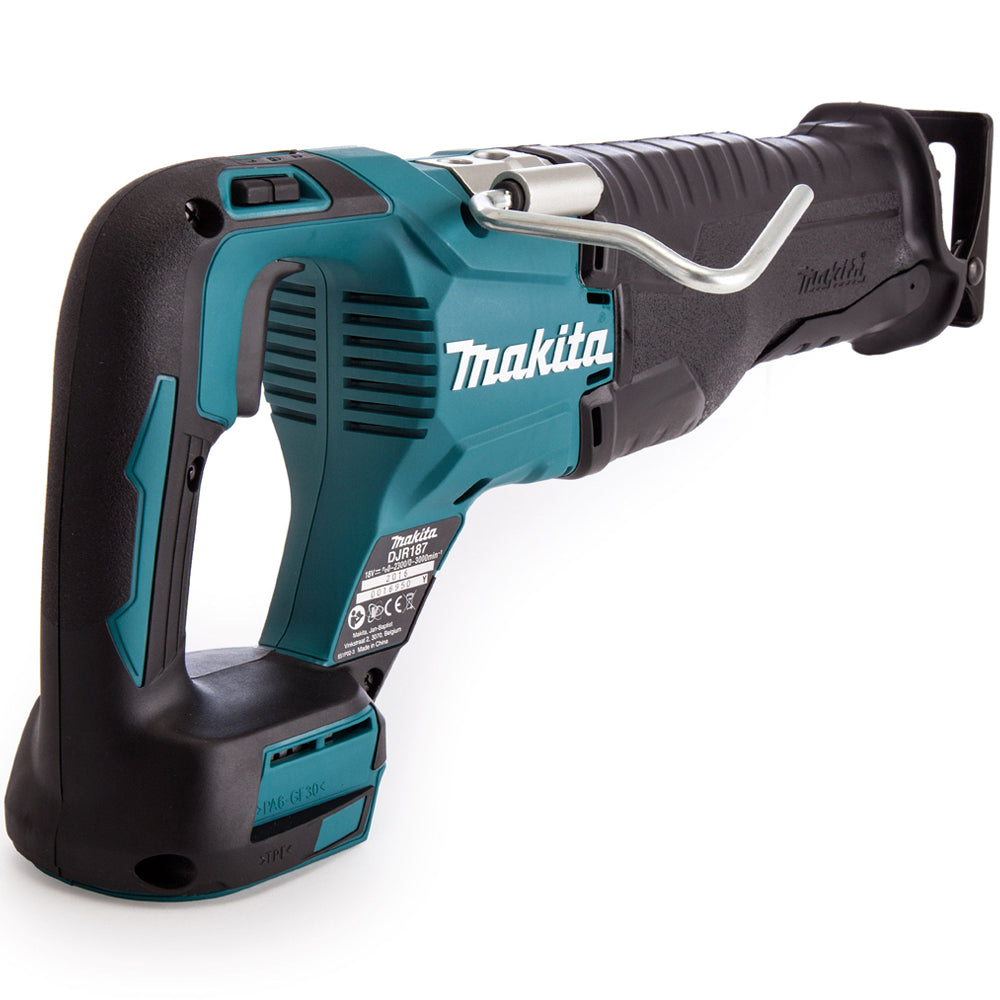 Makita DJR187Z 18V LXT Brushless Reciprocating Saw With 1 x 5.0Ah Battery Charger