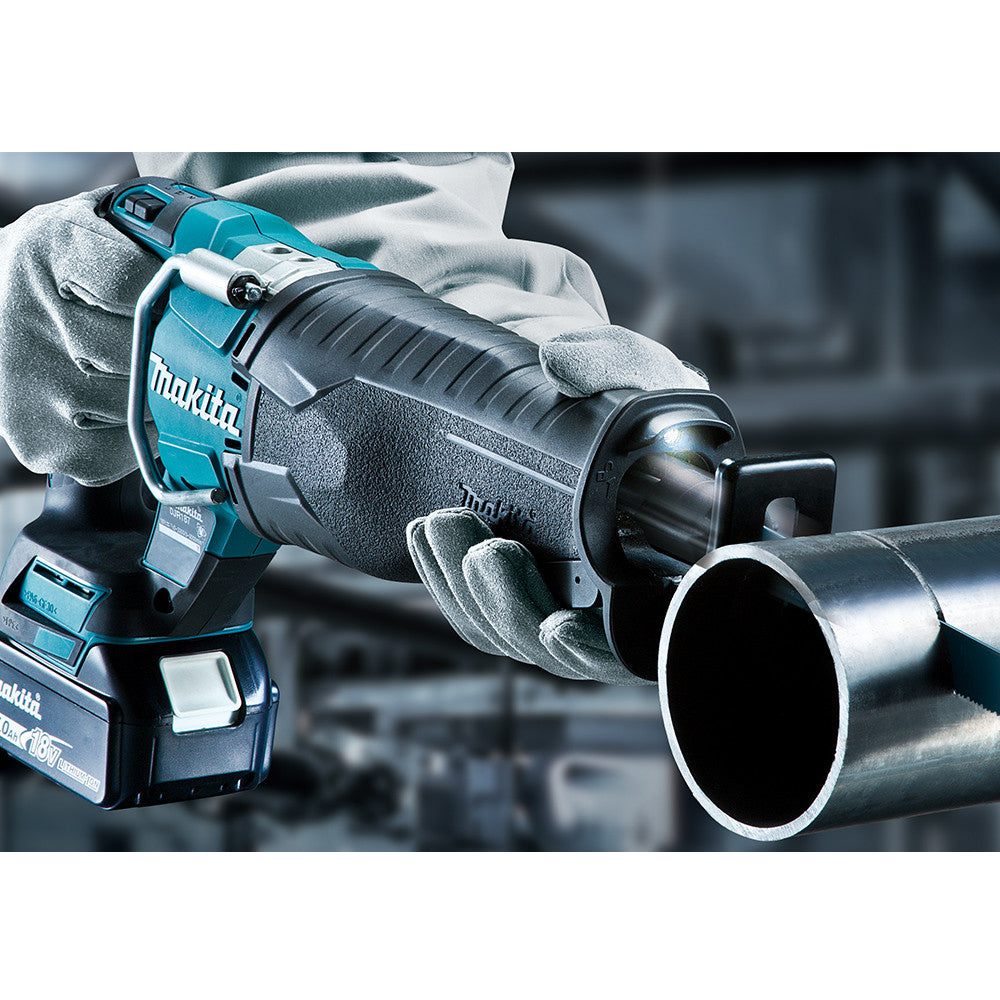 Makita DJR187Z 18V LXT Brushless Reciprocating Saw With 1 x 5.0Ah Battery Charger