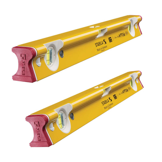 Stabila R-Type Spirit Level 610mm & 1220mm Pack of 2