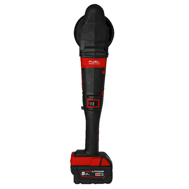 Milwaukee M18FROP15-0X 18V Brushless 125mm Random Orbital Polisher with 1 x 5.0Ah Battery & Charger