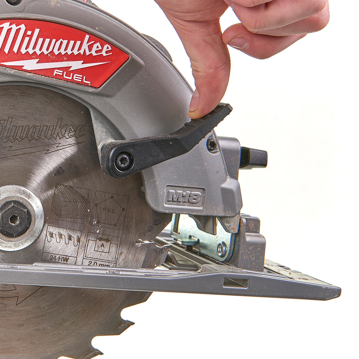 Milwaukee M18FCS66-0 M18 18V Fuel Brushless 66mm Circular Saw with 1 x 5.0Ah Battery & Charger