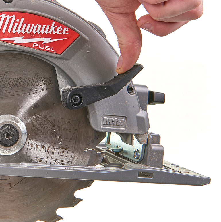 Milwaukee M18FCS66-0 M18 18V Fuel Brushless 66mm Circular Saw with 1 x 5.0Ah Battery & Charger