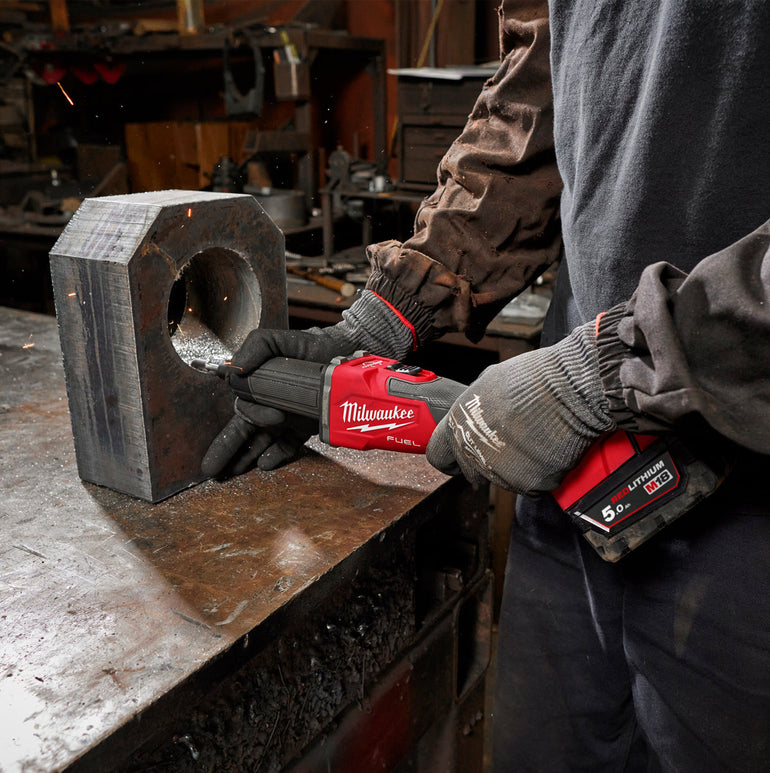 Milwaukee M18FDGRB-0 18V Brushless Braking Die Grinder with 1 x 5.0Ah Battery