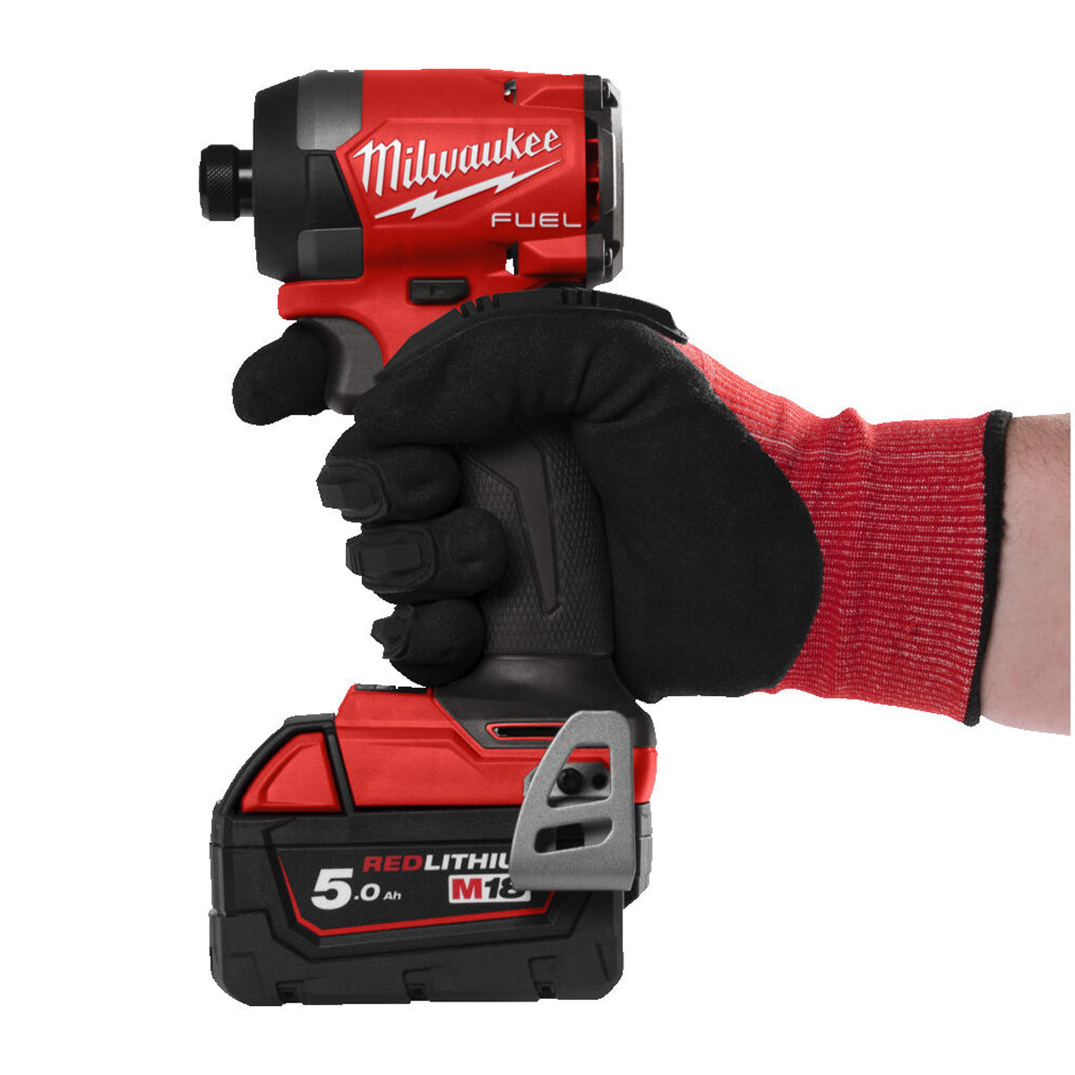 Milwaukee M18FID3-0 18V Fuel 1/4" Impact Driver with 1 x 5.0Ah Battery