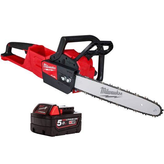 Milwaukee M18FCHSC-0 18V Fuel Brushless Chainsaw with 1 x 5.0Ah Battery