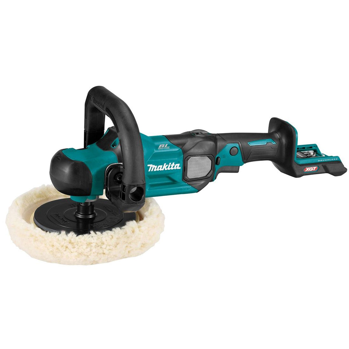 Makita PV001GD201 40Vmax XGT Brushless 180mm Polisher With 2 x 2.5Ah Batteries Charger & Tool Bag