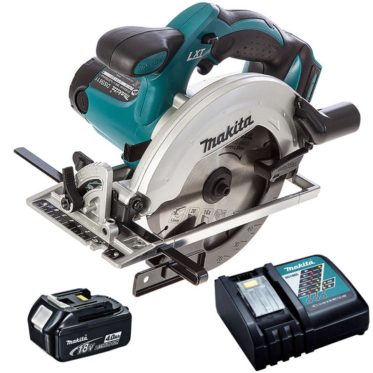 Makita DSS611Z 18V 165mm Circular Saw with 1 x 4.0Ah Battery & Charger