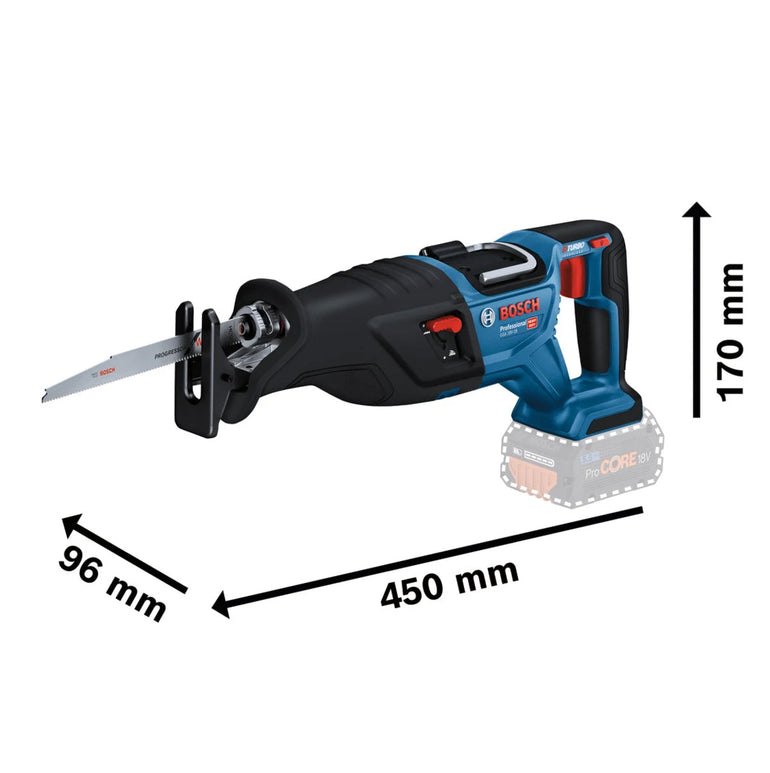 Bosch GSA 18V-28 Pro BITURBO Reciprocating Saw Body only 06016C0000