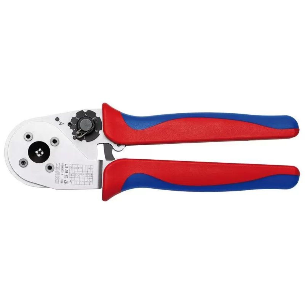 Knipex 97 52 67 DT 230mm Four Mandrel Crimping Pliers for DT Contacts 13166