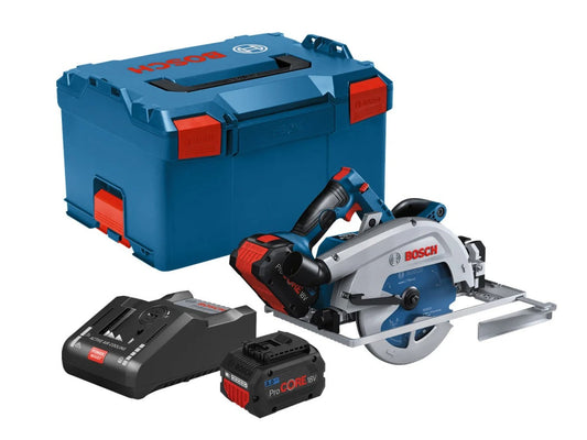 Bosch GKS 18V-68 GC Pro Circular Saw With 2 x 5.5Ah Batteries & Charger in Case 06016B5170